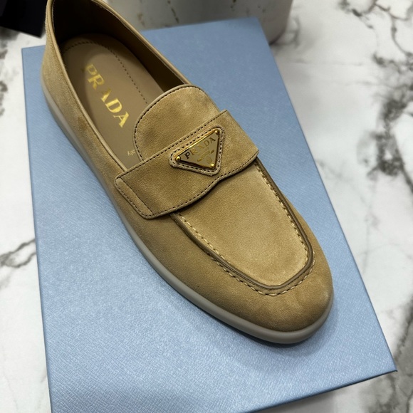 Prada Saint Tropez Suede Loafers size 38.5 - Picture 7 of 13
